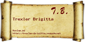 Trexler Brigitta névjegykártya